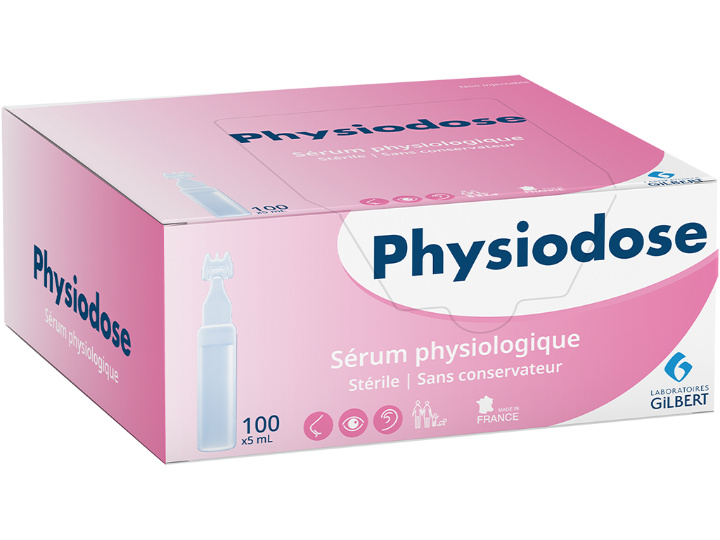 SÉRUM PHYSIOLOGIQUE, 5ML (x100)