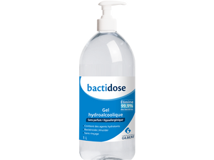 GEL HYDROALCOOLIQUE FLACON DE 1L BACTIDOSE