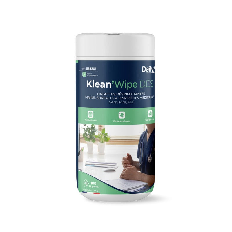LINGETTES DESINFECTANTES (BTE 100)
